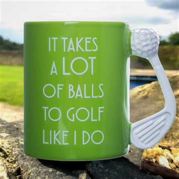 "Takes a Lot of Balls" Golf Mug