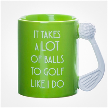 "Takes a Lot of Balls" Golf Mug