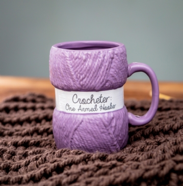 One Armed Hooker - Crochet Mug