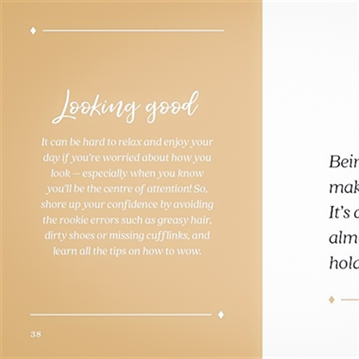 Book of Wedding Tips for Grooms