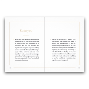 Book of Wedding Tips for Grooms