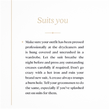Book of Wedding Tips for Grooms