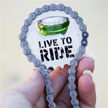 Bike Chain Bottle Opener