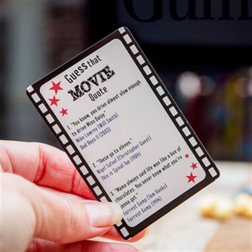 Guess That Movie Card Game