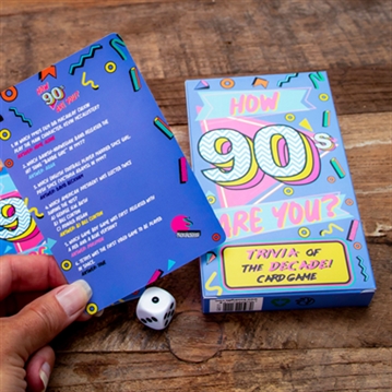 How 90's Are You? Trivia Card Game