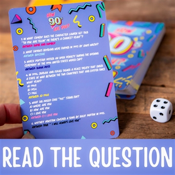 How 90's Are You? Trivia Card Game