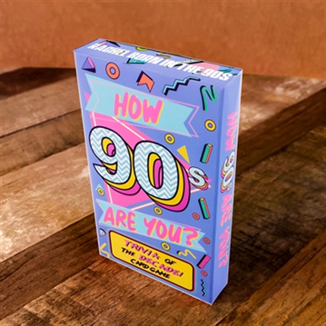 How 90's Are You? Trivia Card Game
