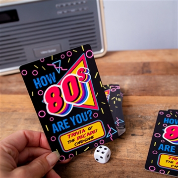 How 80's Are You? 80s Trivia Card Game