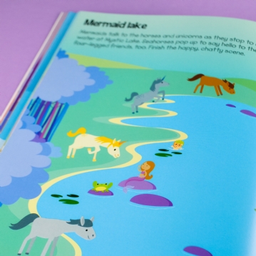Horses and Unicorn Sticker Book Fun