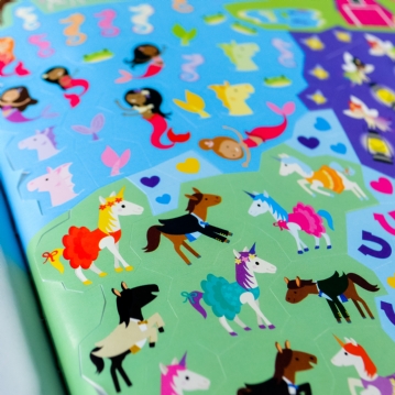 Horses and Unicorn Sticker Book Fun