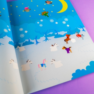 Horses and Unicorn Sticker Book Fun