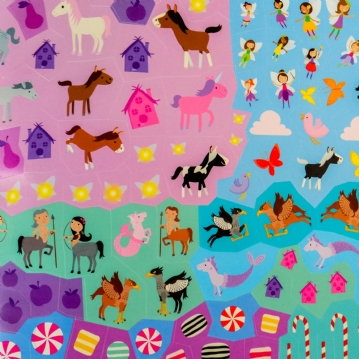 Horses and Unicorn Sticker Book Fun