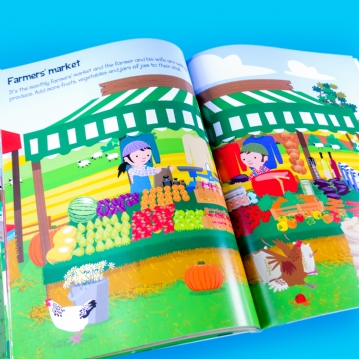 Farm Sticker Fun Book