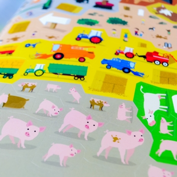 Farm Sticker Fun Book