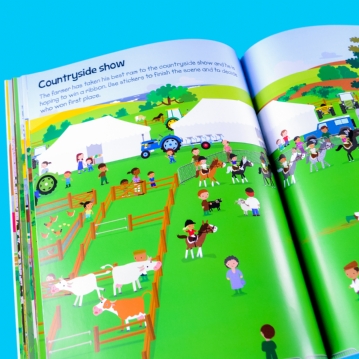 Farm Sticker Fun Book