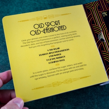 Gatsby's Speakeasy - Cocktails & Coasters