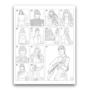 SUPER FAN-tastic Taylor Swift Coloring & Activity Book (100% Unofficial)