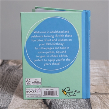 18th Fun Age Quote Pocket Book - Apparently an Adult Now