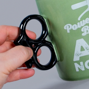 Powered By Ass Not Gas - Bike Mug