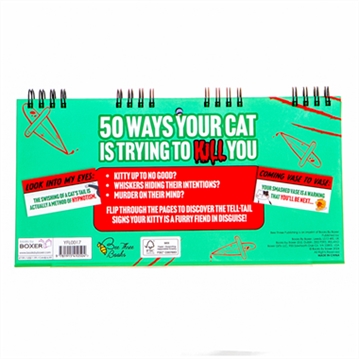 50 Ways Your Cat is Trying to Kill You Flip Book