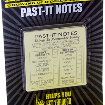 Old Age Past-It Notes