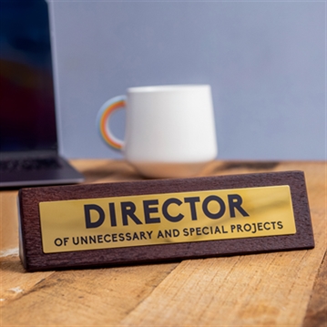 Director Funny Desk Sign