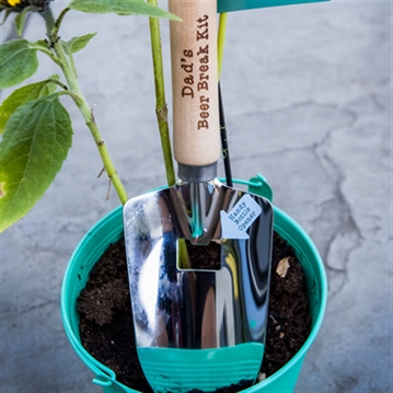 Bottle Opener Garden Trowel - Dad's Beer Break
