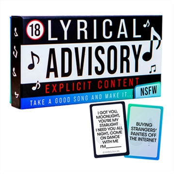 Lyrical Advisory Adult Party Game