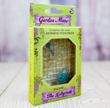 Garden Labyrinth Gift Card Escape Maze Puzzle