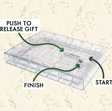 Garden Labyrinth Gift Card Escape Maze Puzzle
