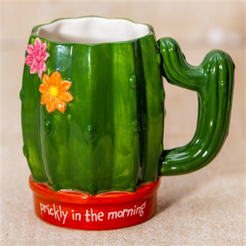 "Prickly in the Morning" Cactus Mug