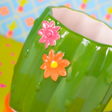 "Prickly in the Morning" Cactus Mug