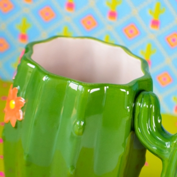 "Prickly in the Morning" Cactus Mug