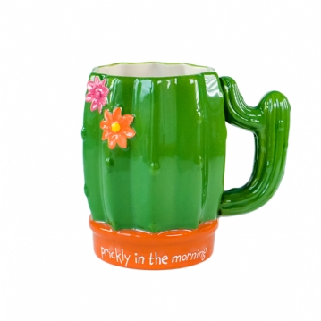 "Prickly in the Morning" Cactus Mug