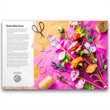 The Bouquet In A Book - Press-Out & Make