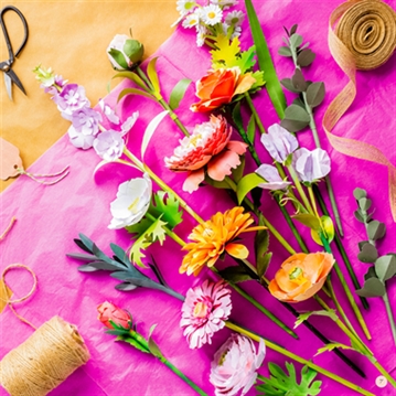 The Bouquet In A Book - Press-Out & Make