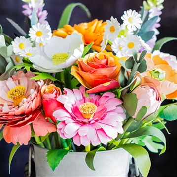 The Bouquet In A Book - Press-Out & Make