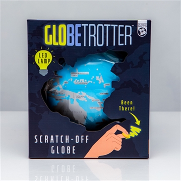 GlobeTrotter Scratch Off Globe LED Lamp