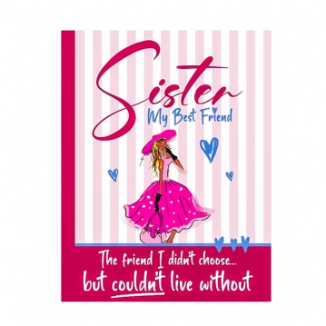 Sister, My Best Friend Gift Book