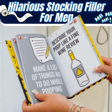 How to Poop without your Phone - Funny Toilet Book