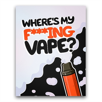 Where's My Fucking Vape Gift Book