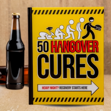 50 Hangover Cures Funny Book