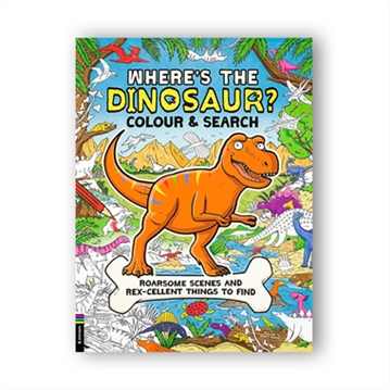 Where’s the Dinosaur? Colour and Search Book