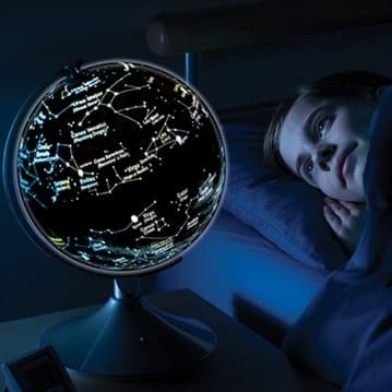 Star top globe light