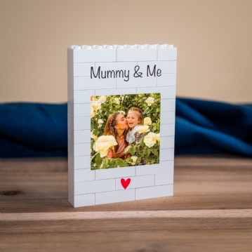 Personalised "Mummy & Me" LEGO Brick Photo Upload Blocks