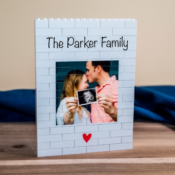 Personalised "The Family" LEGO Brick Photo Upload Blocks