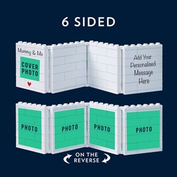 Personalised Fold-Out "Daddy & Me" LEGO Brick Photo Albums