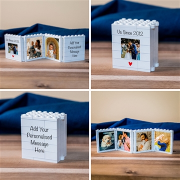 Personalised Fold-Out "Us Since..." LEGO Brick Photo Albums