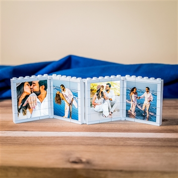Personalised Fold-Out "Mr & Mrs" LEGO Brick Photo Albums