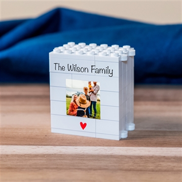 Personalised Fold-Out "The Family" LEGO Brick Photo Albums